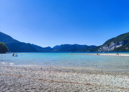 Ankunft am Wolfgangsee