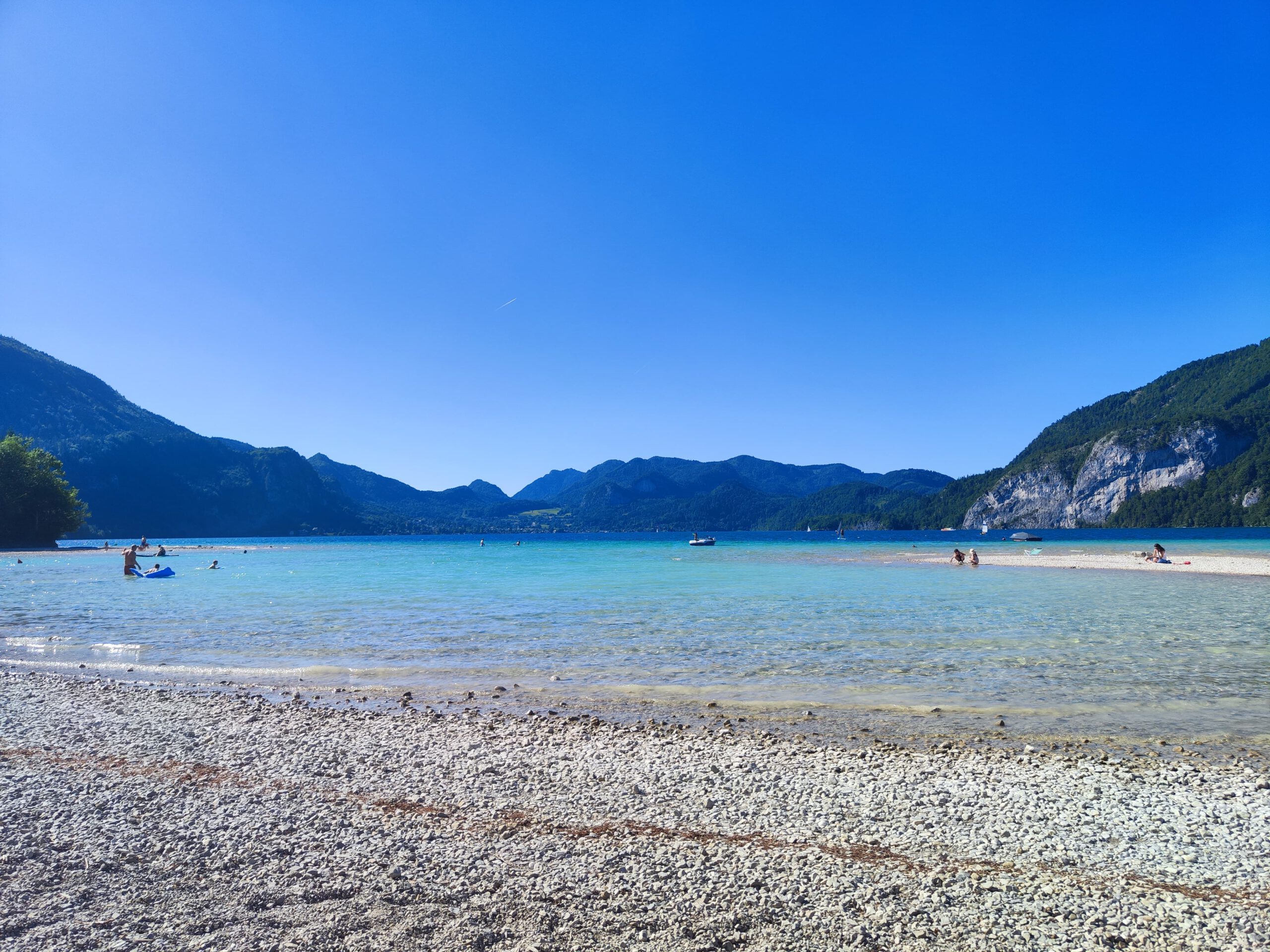 Ankunft am Wolfgangsee